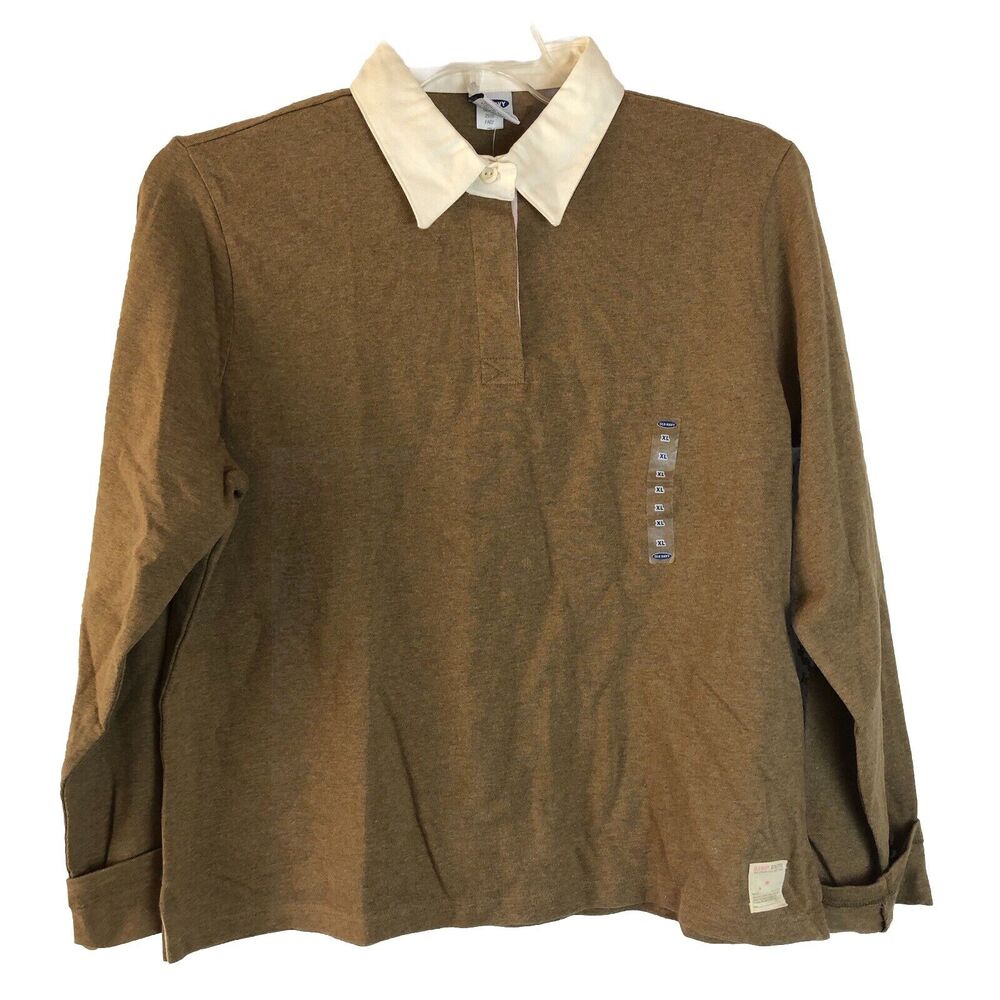 NWT Old Navy Vintage 90’s Rugby Top Women Sz XL